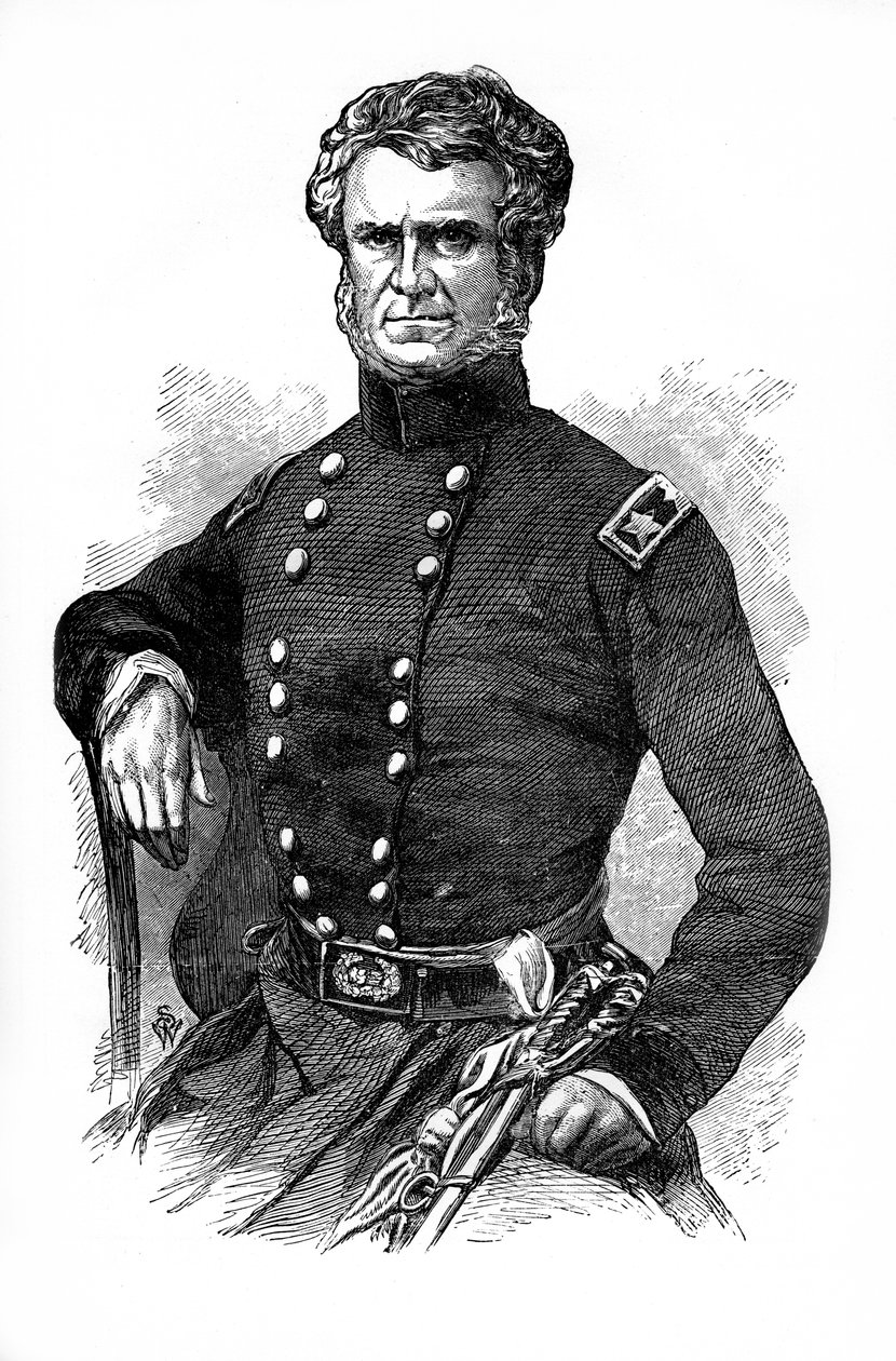 General William Worth, amerikansk soldat, 1872 af Unbekannt