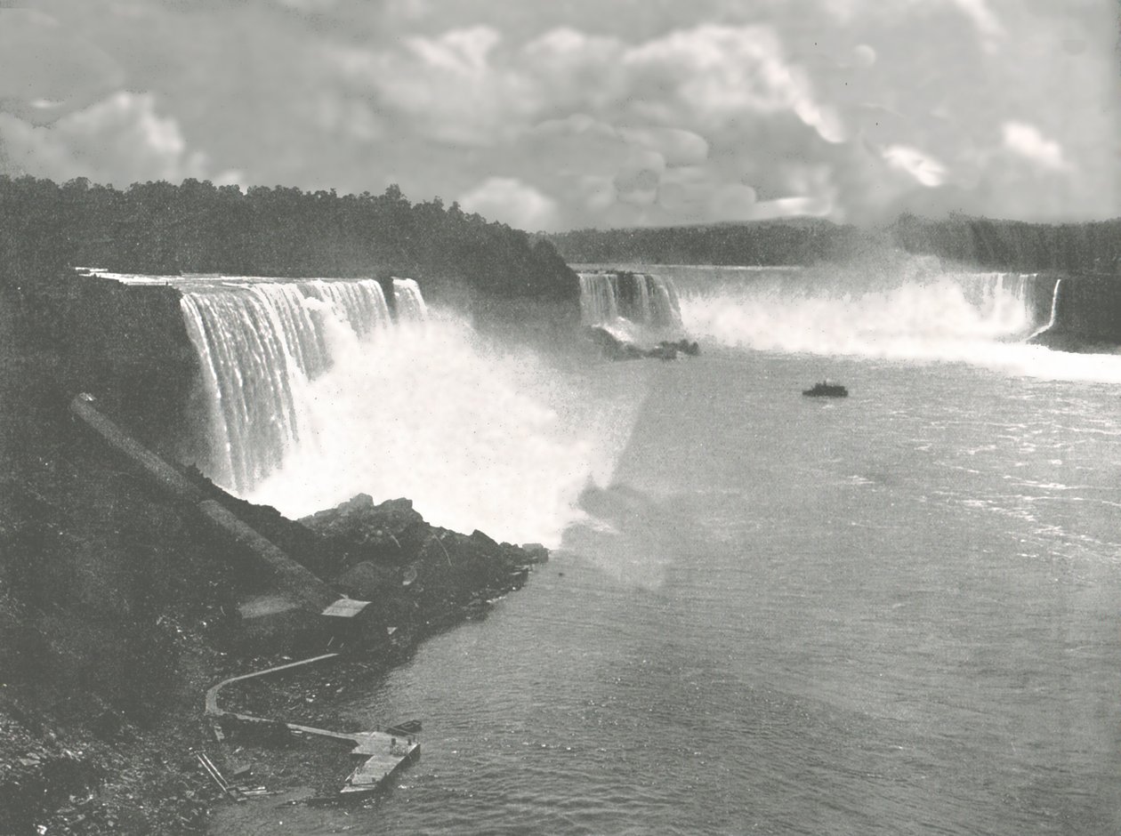 Generelt billede af Niagara Falls, 1895. af Unbekannt