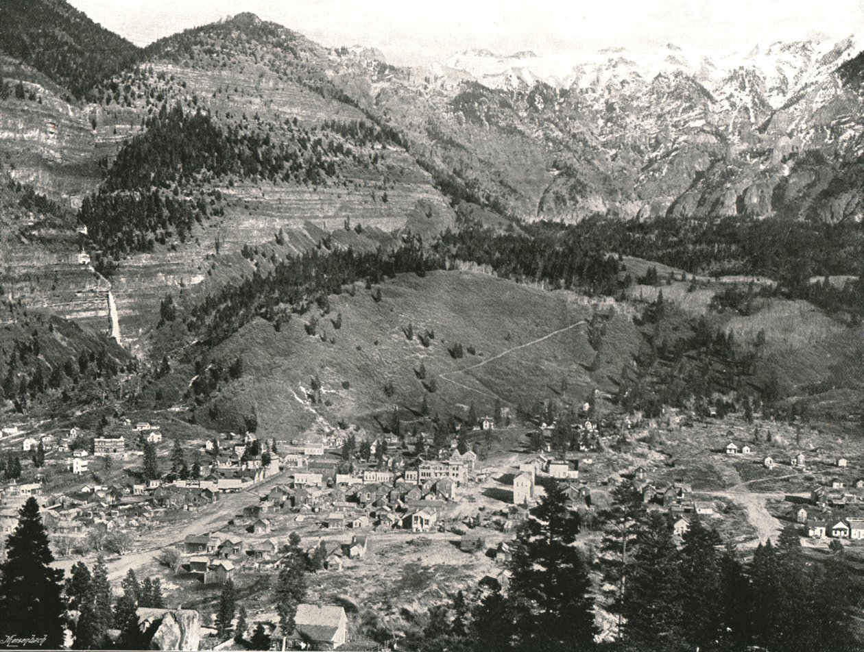 Generelt billede af Ouray og Rockies, USA, 1895. af Unbekannt