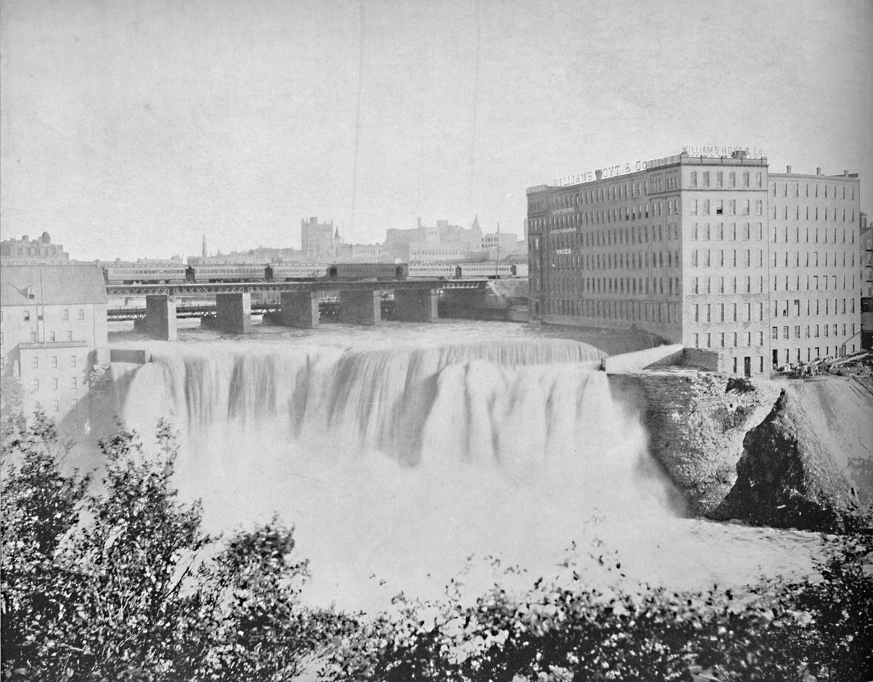 Genesee Falls, Rochester, N.Y., c1897. af Unbekannt