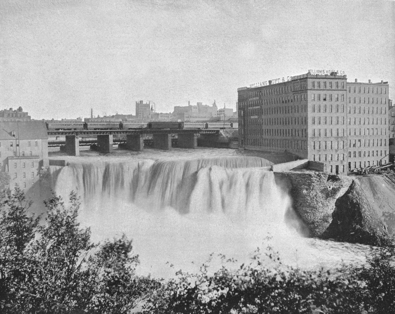 Genesee Falls, Rochester, New York State, USA, c1900. af Unbekannt
