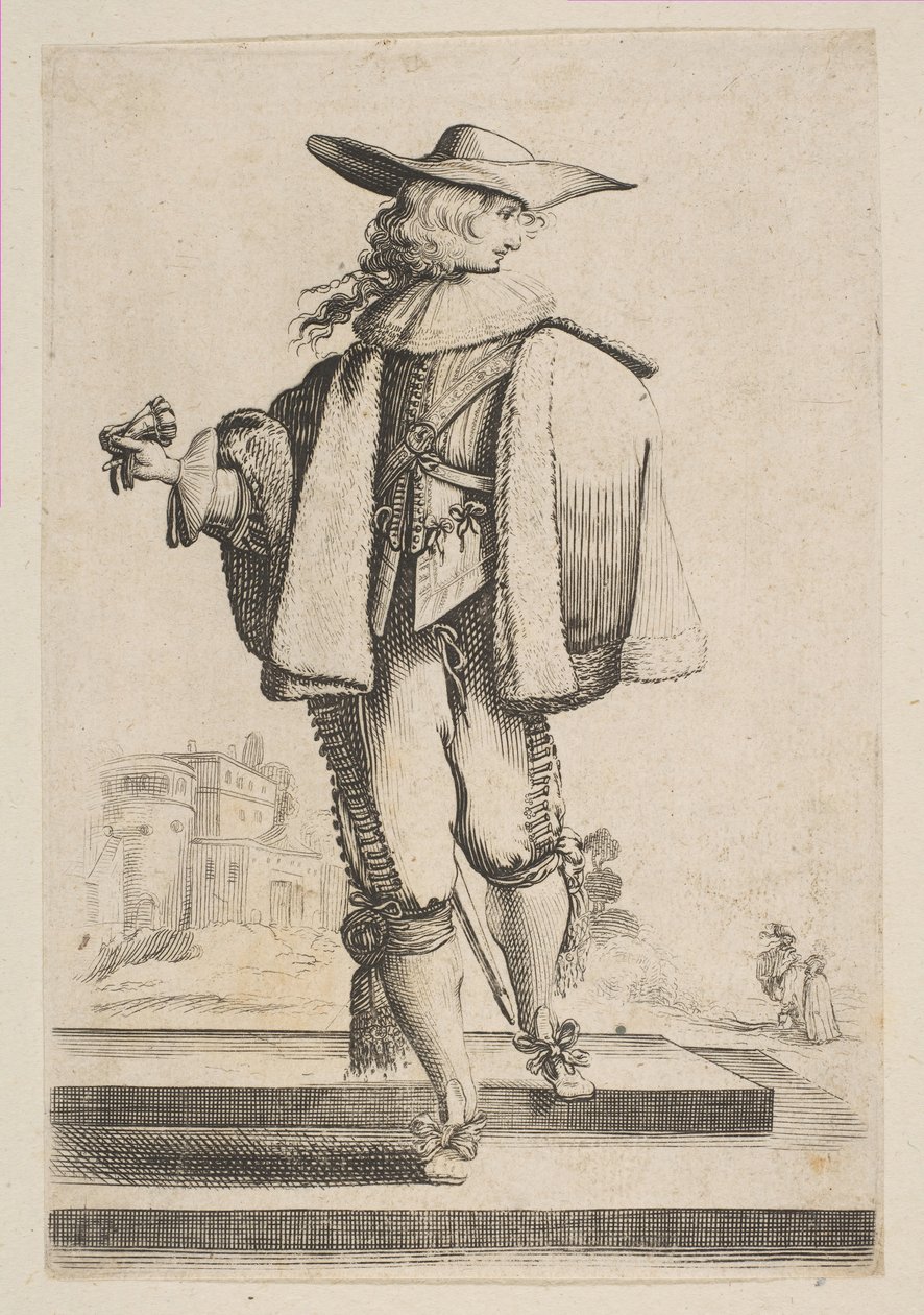 Gentleman with a Glove, 1629. af Unbekannt