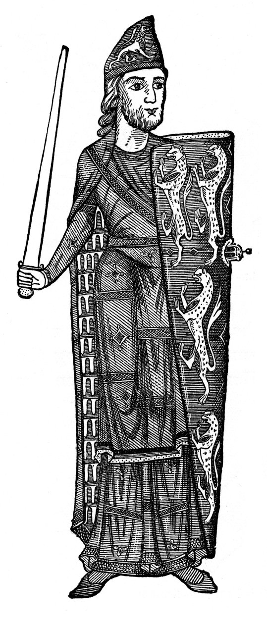 Geoffrey Plantagenet, greve af Anjou, midten af det 12. århundrede, 1910 af Unbekannt