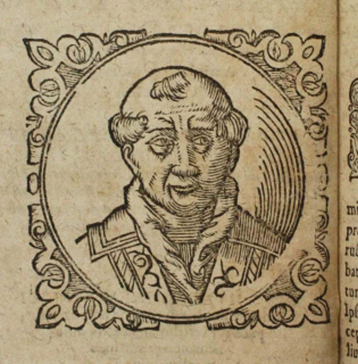 Geoffrey af Monmouth Fra: Prophecy of the Anglican Church, Merlin Ambrosii Brittain, 1603 af Unbekannt
