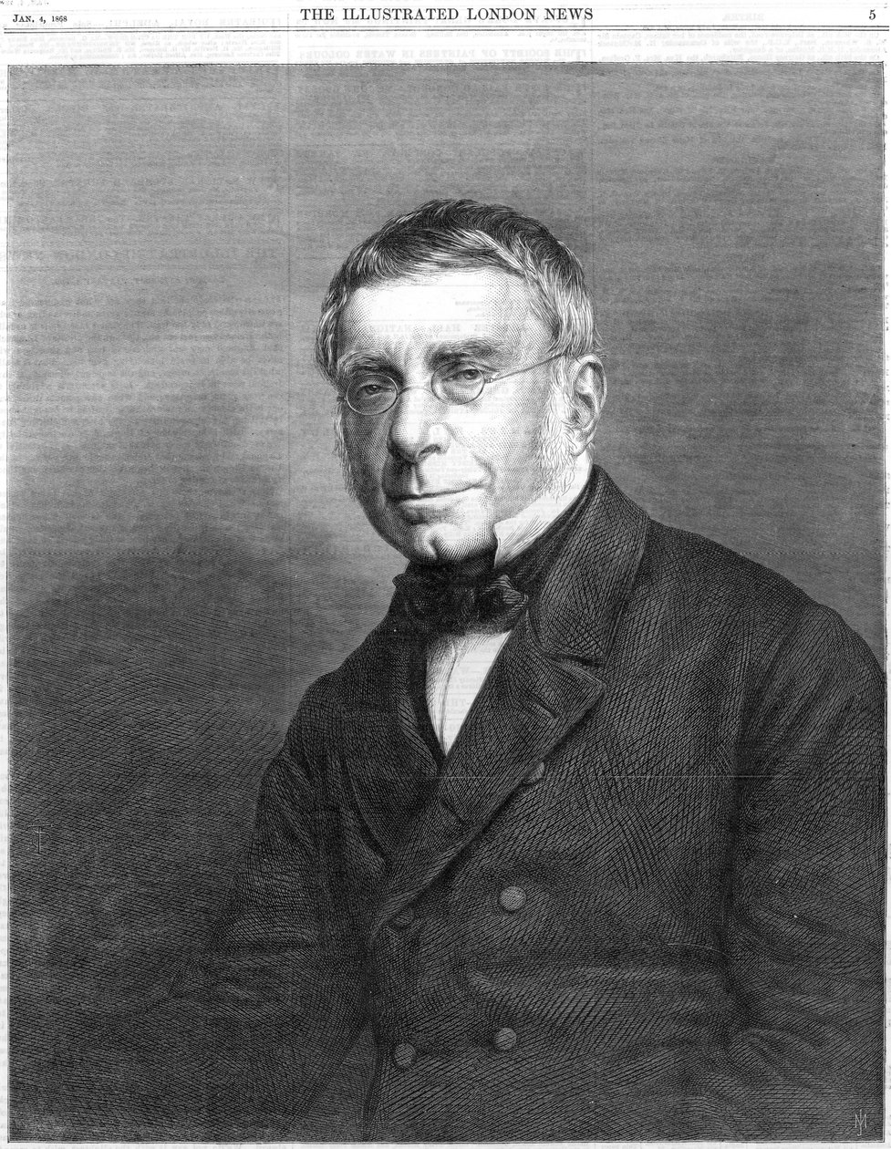 George Biddell Airy, engelsk astronom og geofysiker, 1868 af Unbekannt