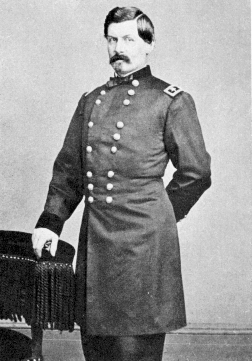 George Brinton McClellan, amerikansk soldat, 1861 af Unbekannt
