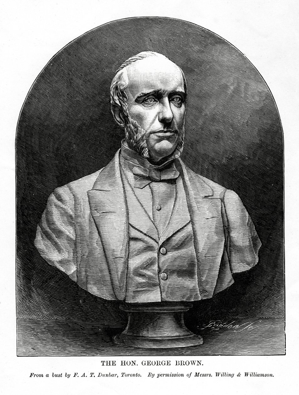 George Brown, skotskfødt canadisk journalist og politiker, 1800-tallet af Unbekannt