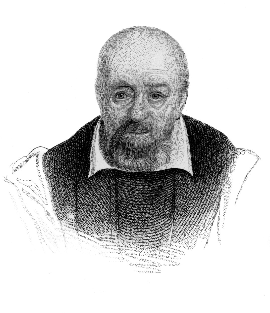 George Buchanan, skotsk historiker og humanistforsker fra det 16. århundrede, c1850 af Unbekannt