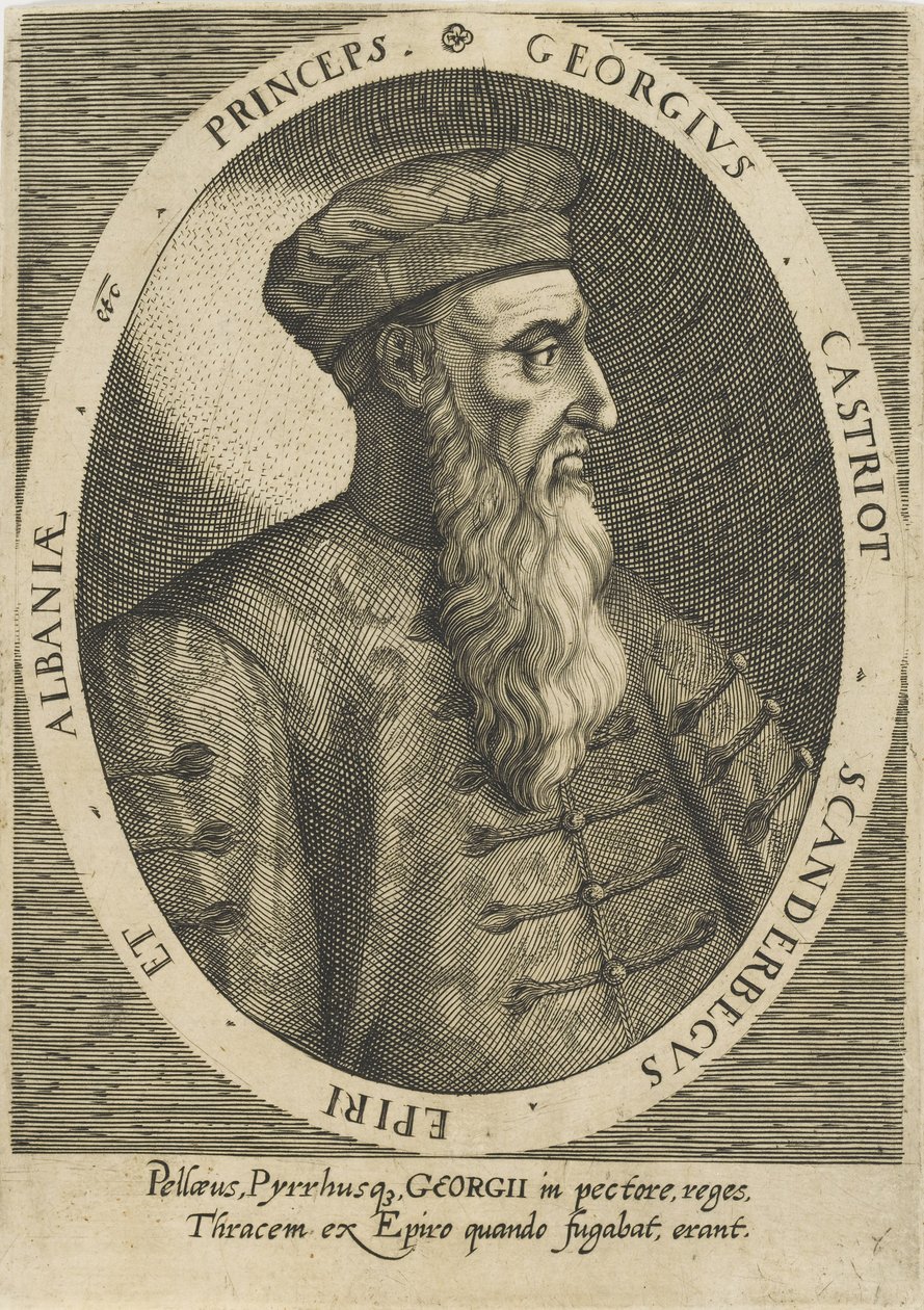 George Castriot 1405-1468, kendt som Skanderbeg, ca. 1620. af Unbekannt