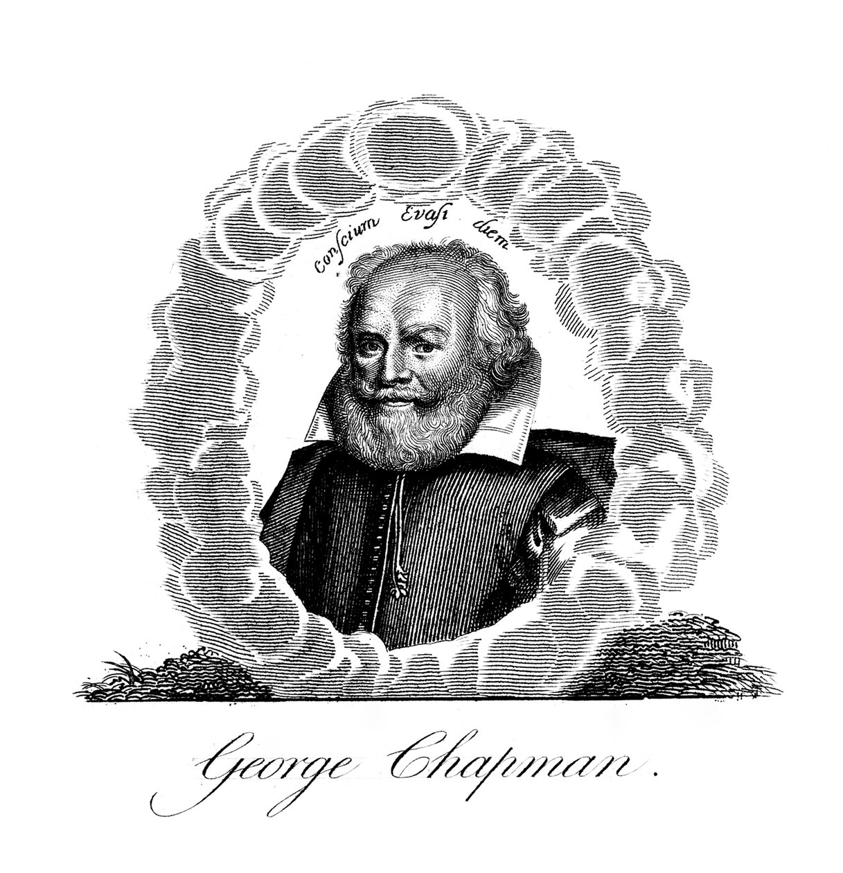 George Chapman, engelsk dramatiker, oversætter, digter og klassisk lærd, 1800-tallet af Unbekannt