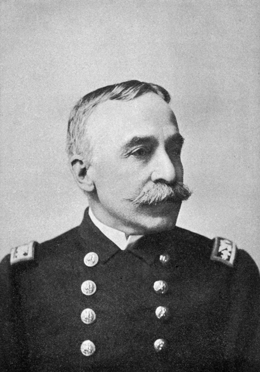 George Dewey, amerikansk admiral, 1898 af Unbekannt