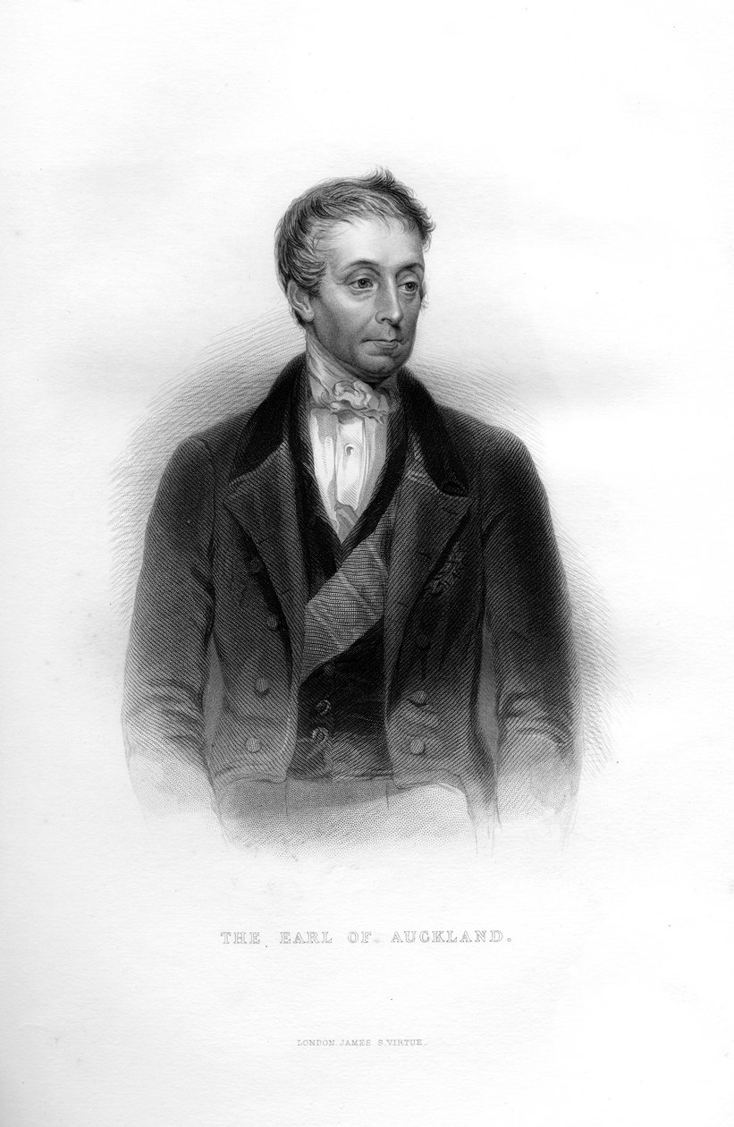 George Eden, 1. jarl af Auckland, Indiens generalguvernør, 1800-tallet af Unbekannt