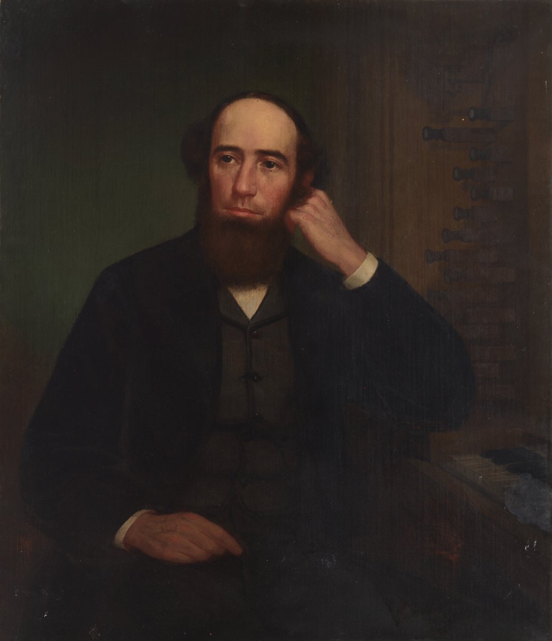 George Frederick Bristow, ca. 1870. af Unbekannt