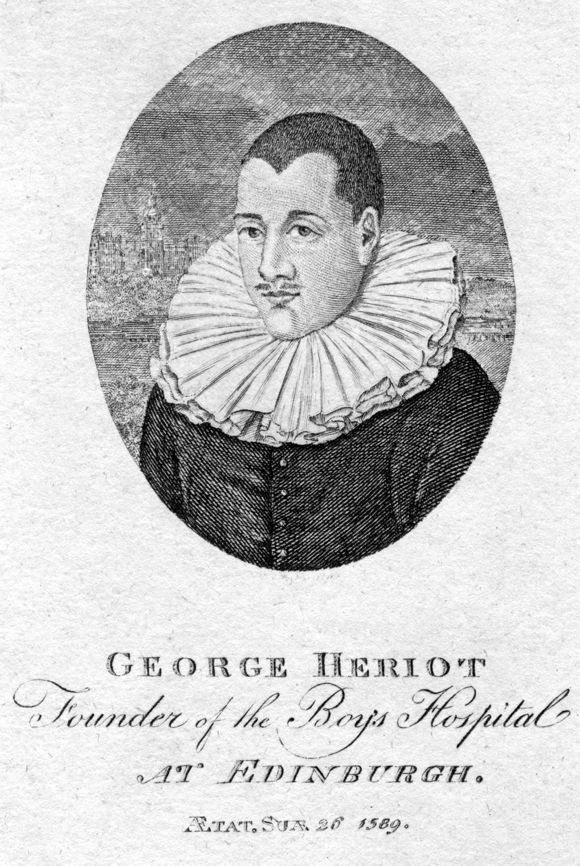 George Heriot 1563-1624, skotsk guldsmed og filantrop, 1791 af Unbekannt