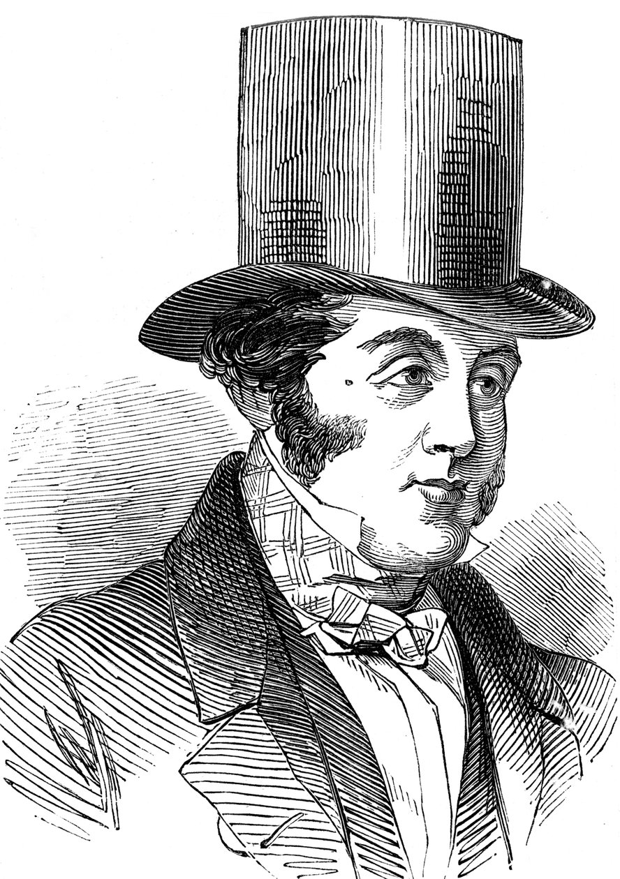 George Hudson, jernbanekongen, 1848 af Unbekannt