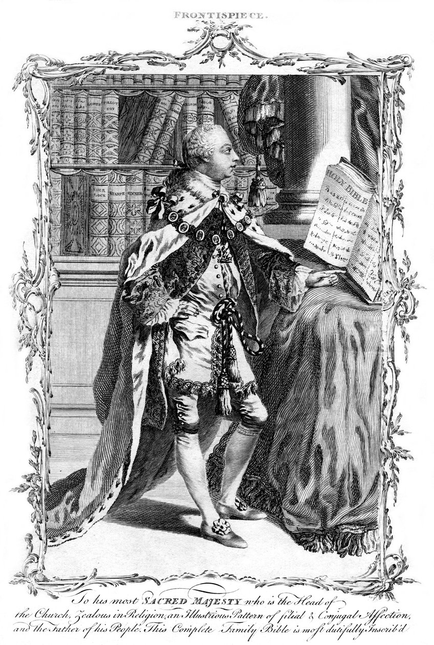 George III af Det Forenede Kongerige, 1800-tallet af Unbekannt