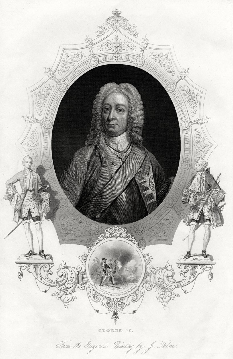 George II, konge af Storbritannien og Irland, 1860 af Unbekannt