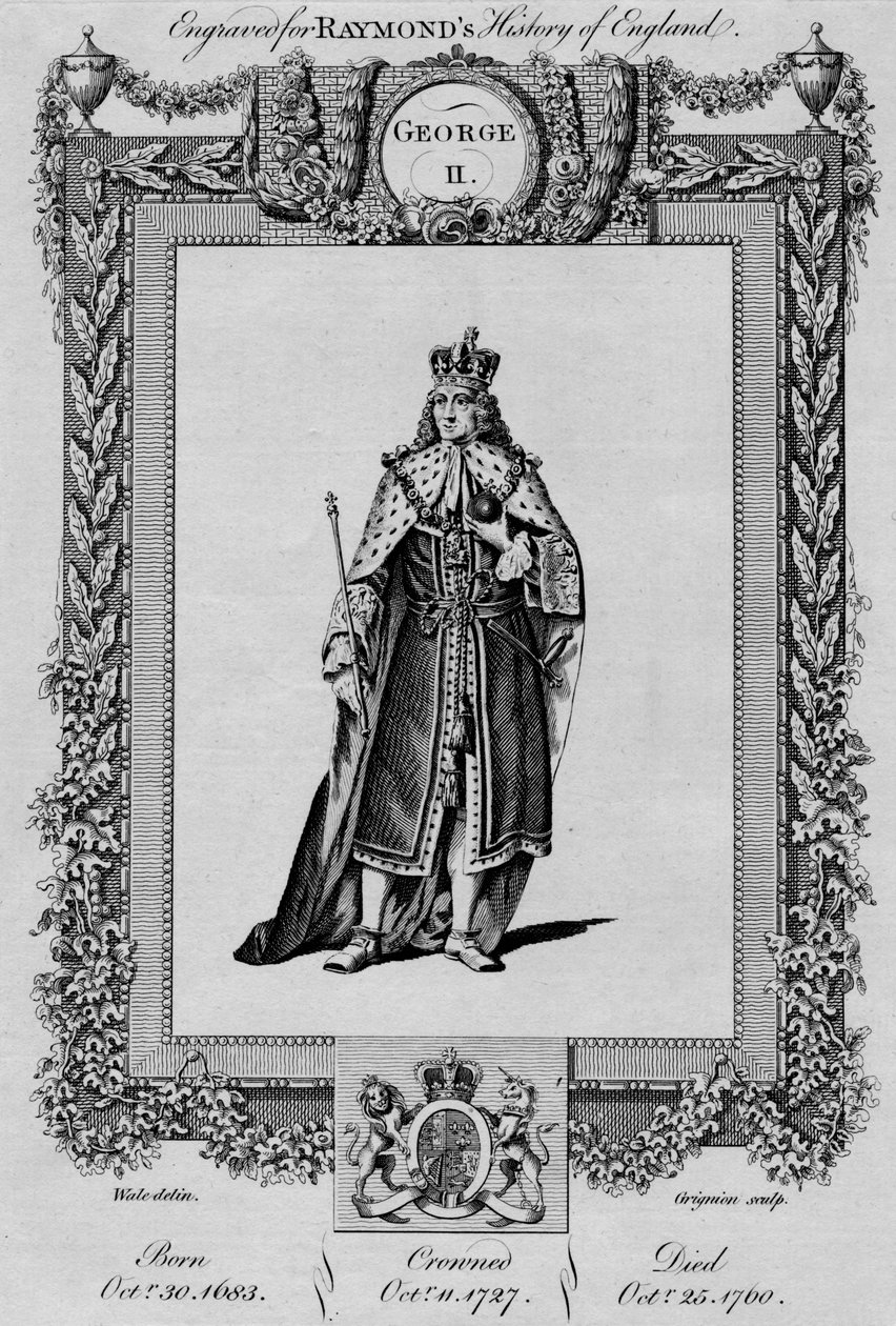 Georg II, c1787 af Unbekannt