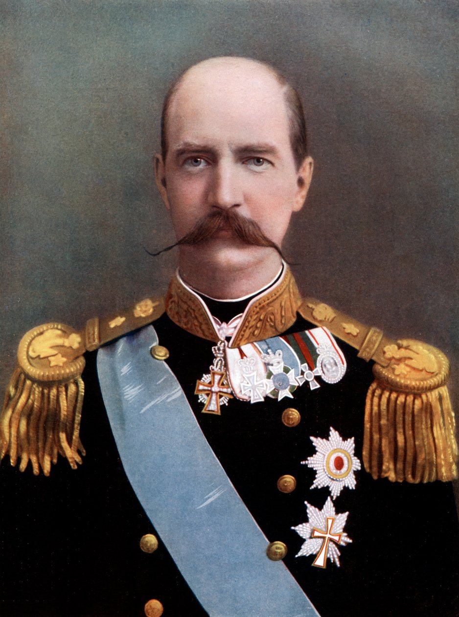 George I, konge af Grækenland, slutningen af det 19.-begyndelsen af det 20. århundrede af Unbekannt