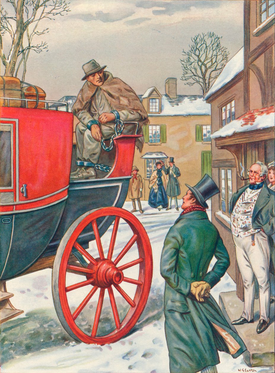 George Loveless 1797-1874 i lænker fra Dorchester til et fængsel, 1834, 1934 af Unbekannt