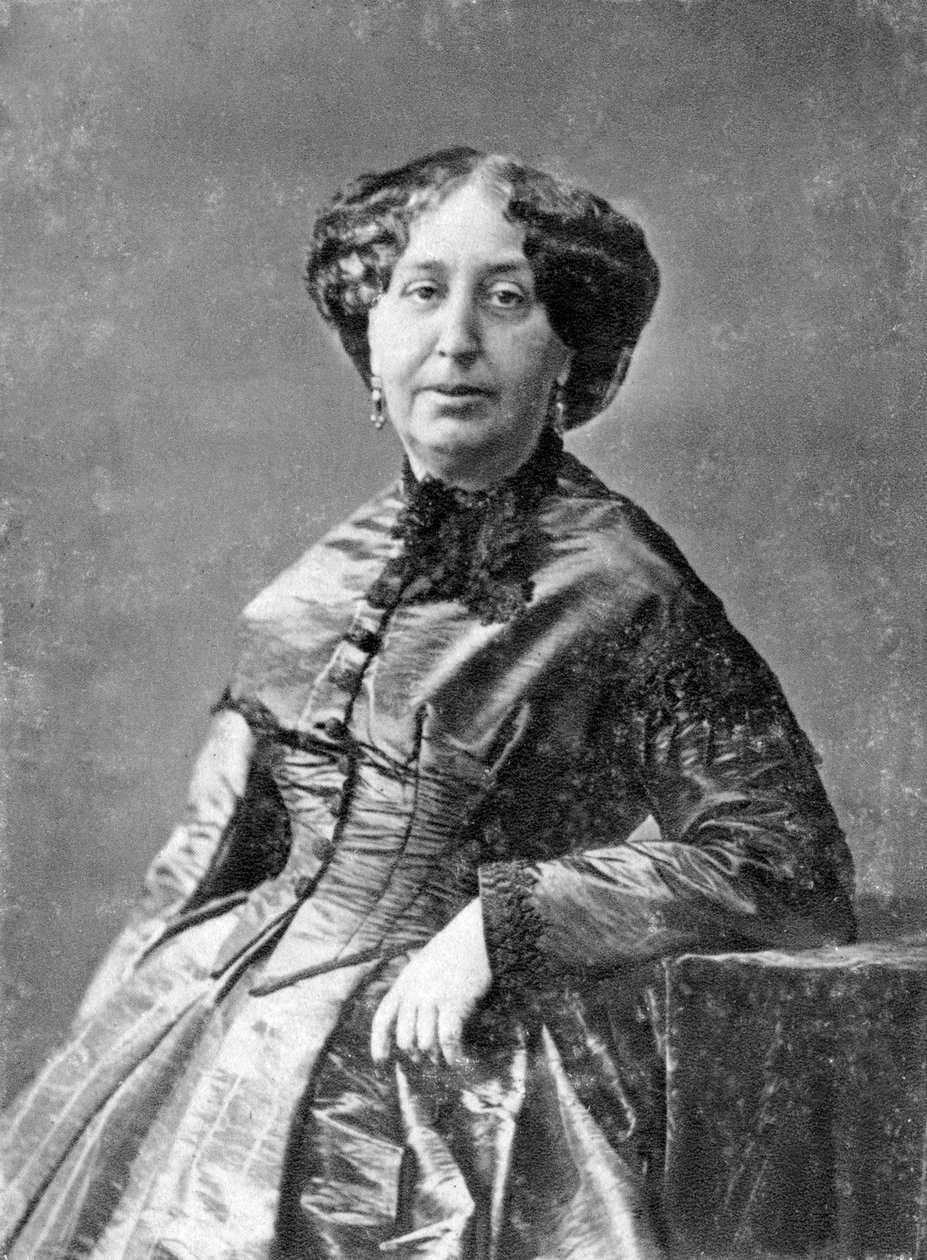 George Sand, fransk romanforfatter og tidlig feminist, c1845-1876 af Unbekannt