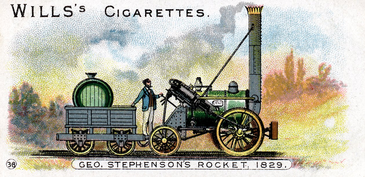 George Stephensons lokomotiv Rocket, 1829 1900 af Unbekannt