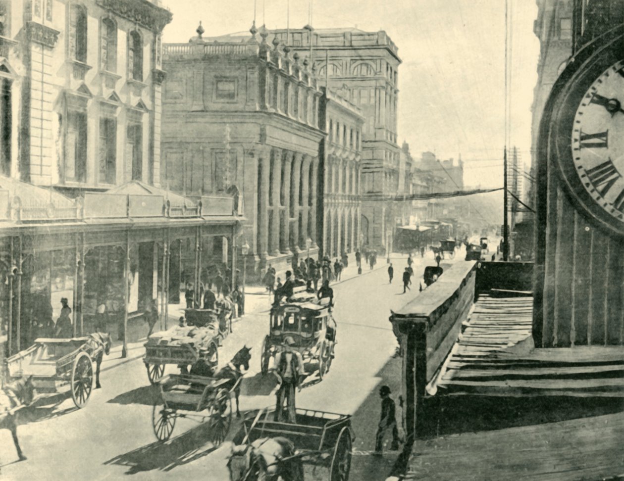 George Street, Sydney, 1901. af Unbekannt