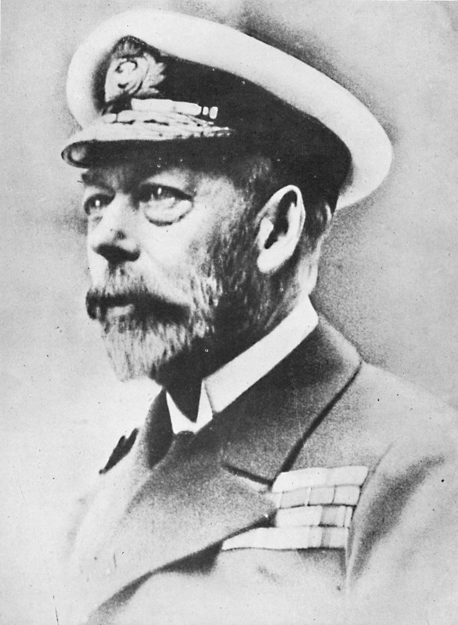 George V, konge af Det Forenede Kongerige fra 1910, c1936, 1945 af Unbekannt