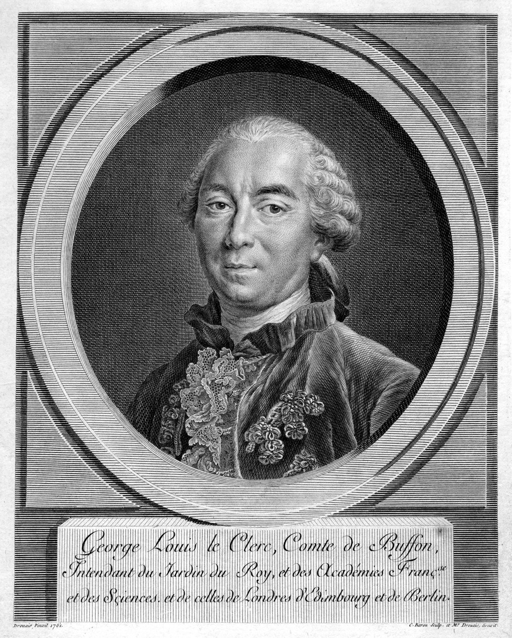 Georges-Louis Leclerc, Comte du Buffon, fransk naturforsker, 1761 af Unbekannt