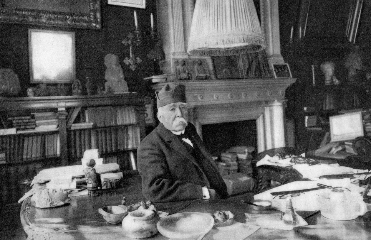 Georges Clemenceau, fransk statsmand, 1925 af Unbekannt