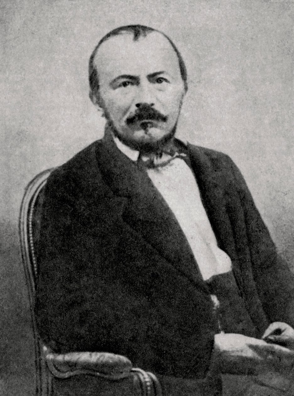 Gerard de Nerval, fransk digter, 1855 af Unbekannt