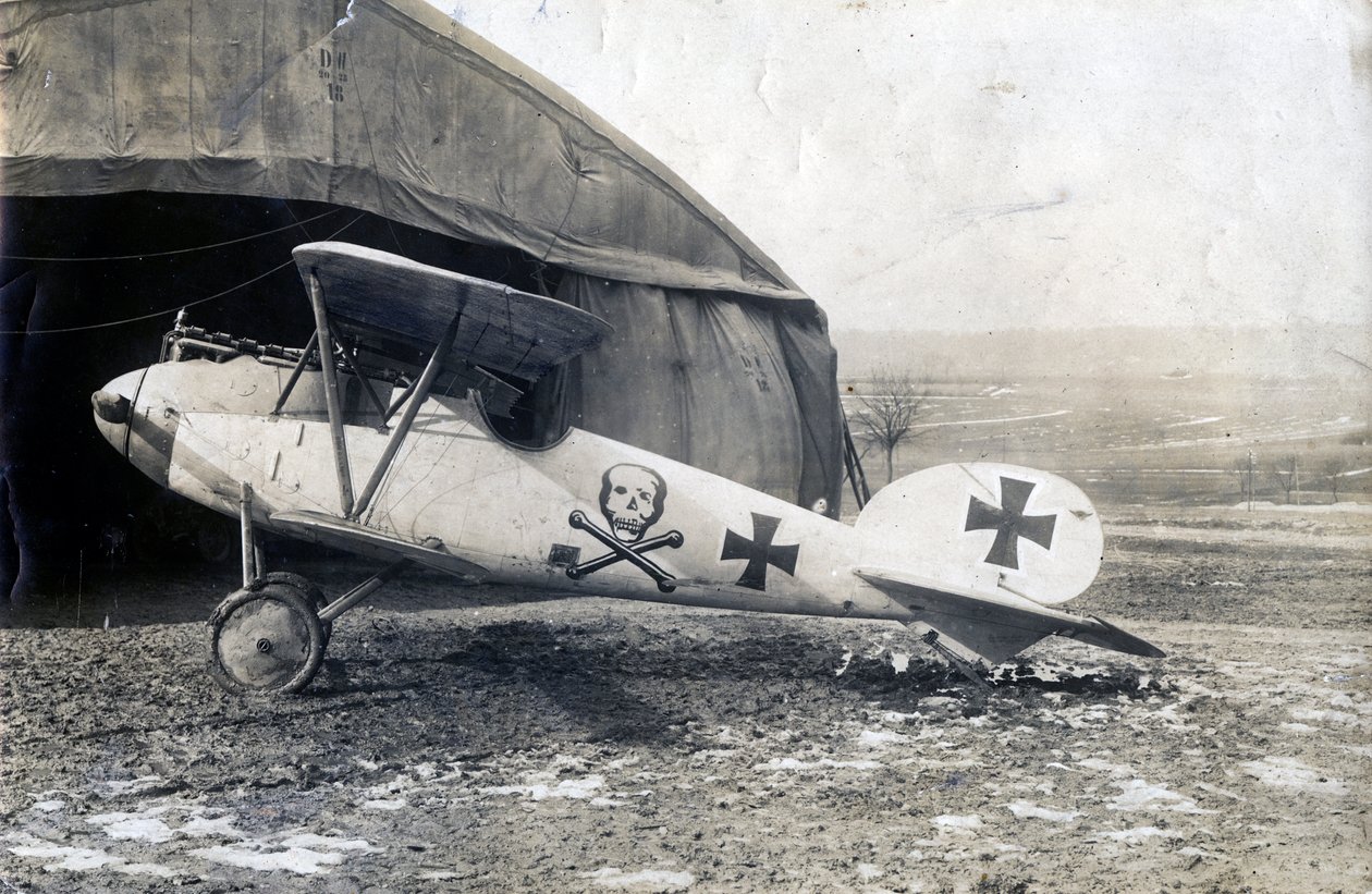 Tyske Albatros DV, Souilly, Frankrig, 2. januar 1918 af Unbekannt