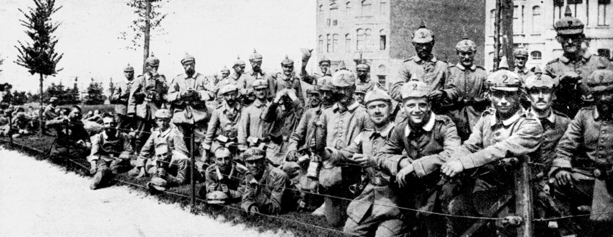Tysk kejsergarde i Bruxelles, Første Verdenskrig, 1914 af Unbekannt