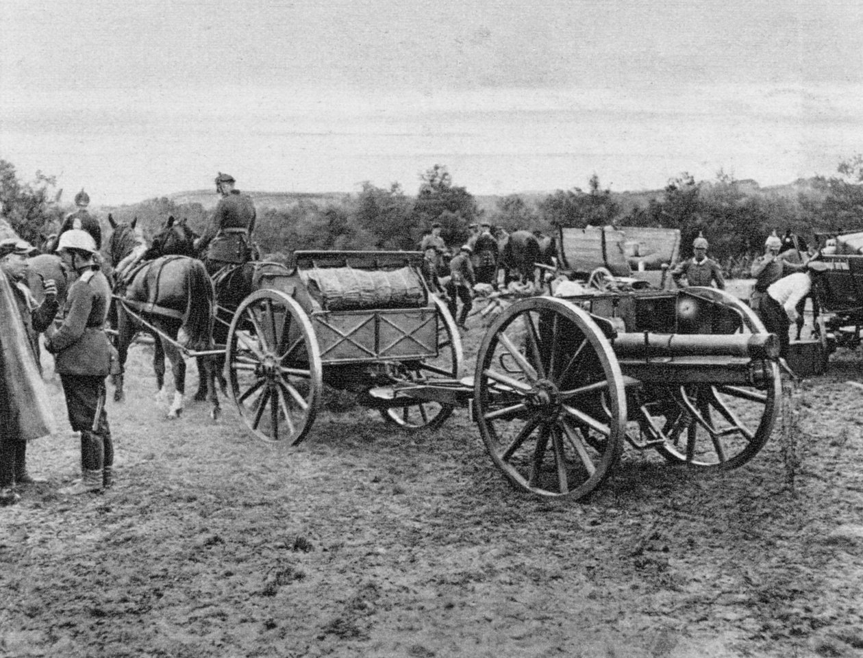 Tysk artilleri, Første Verdenskrig, 1915 af Unbekannt