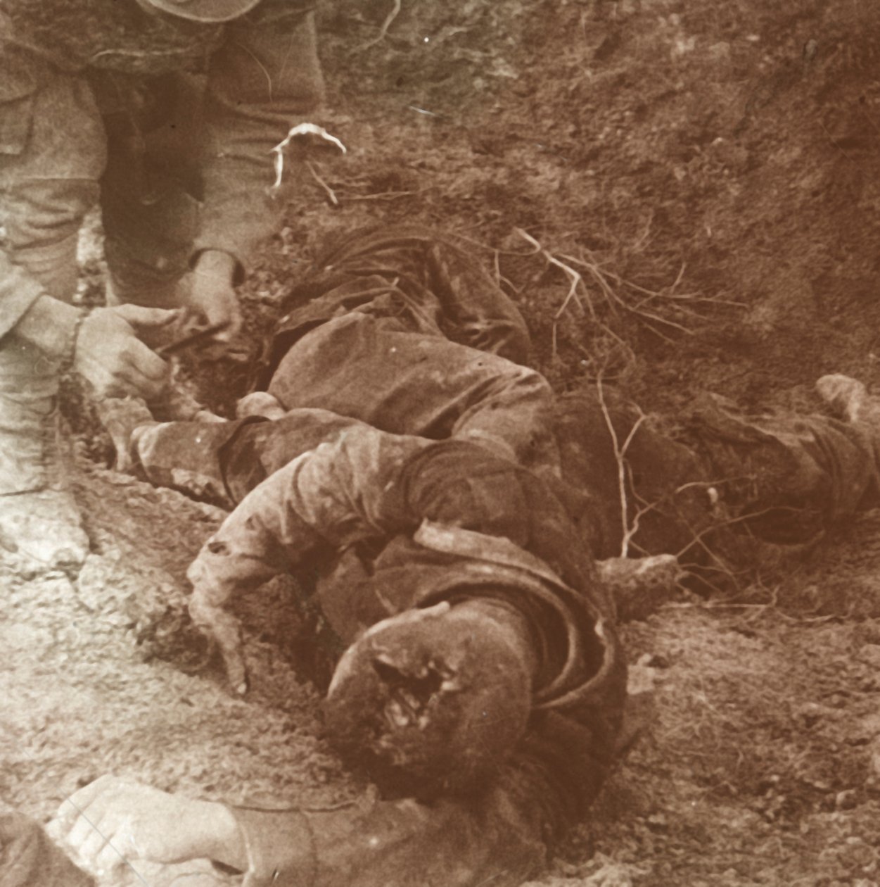 Tysk krop, Champagne, Nordfrankrig, 1915 af Unbekannt