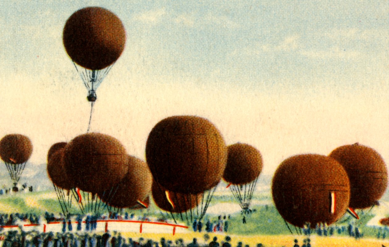 Tysk luftballonkonkurrence, 1932. af Unbekannt
