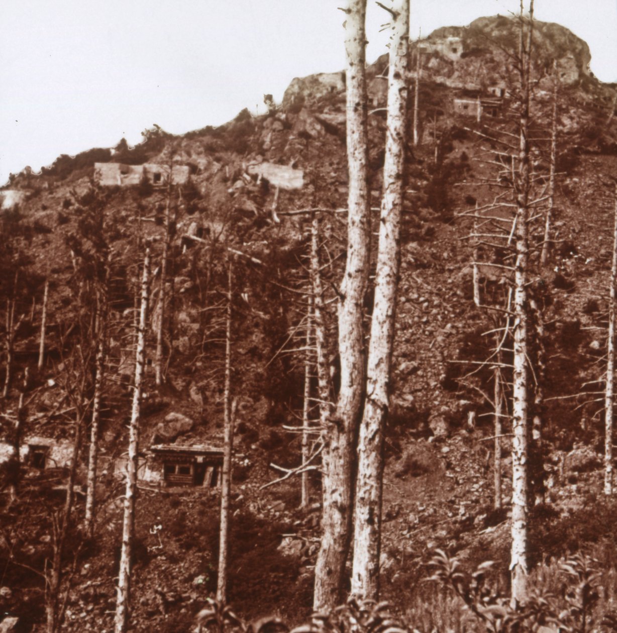 Tyske linjer, c1914-c1918 af Unbekannt