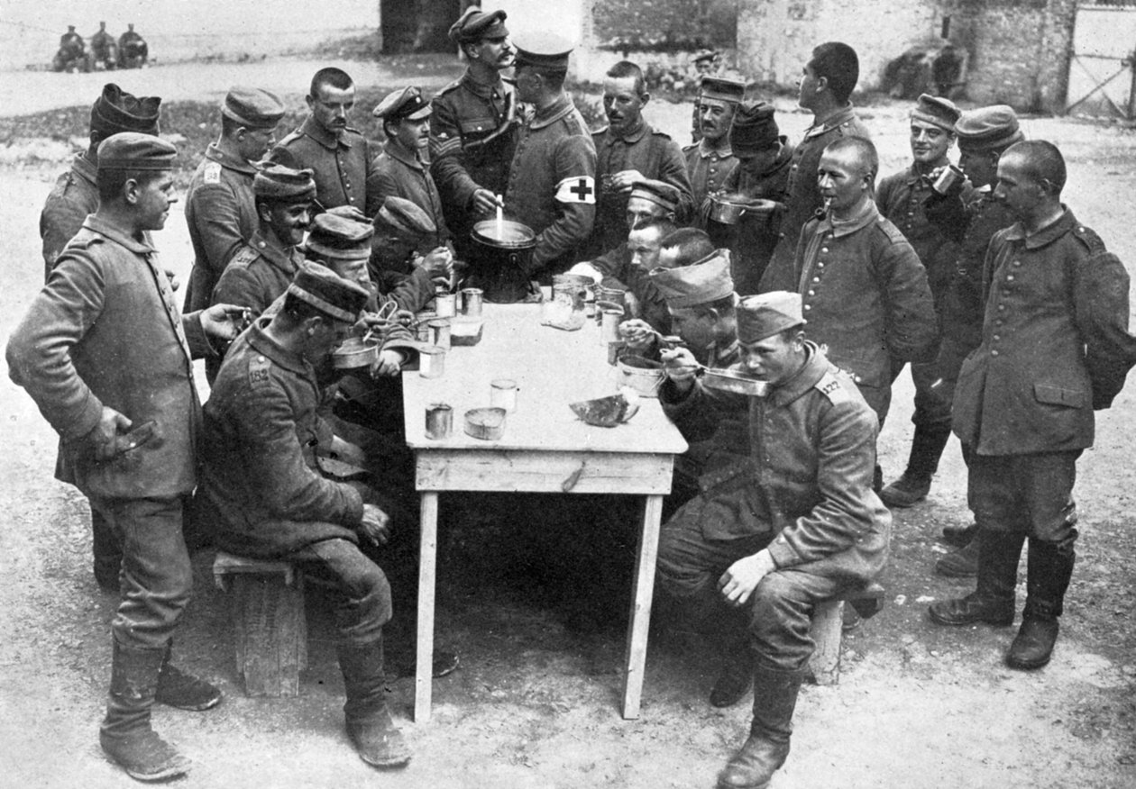 Tyske krigsfanger, Første Verdenskrig, 1914-1918, c1920 af Unbekannt