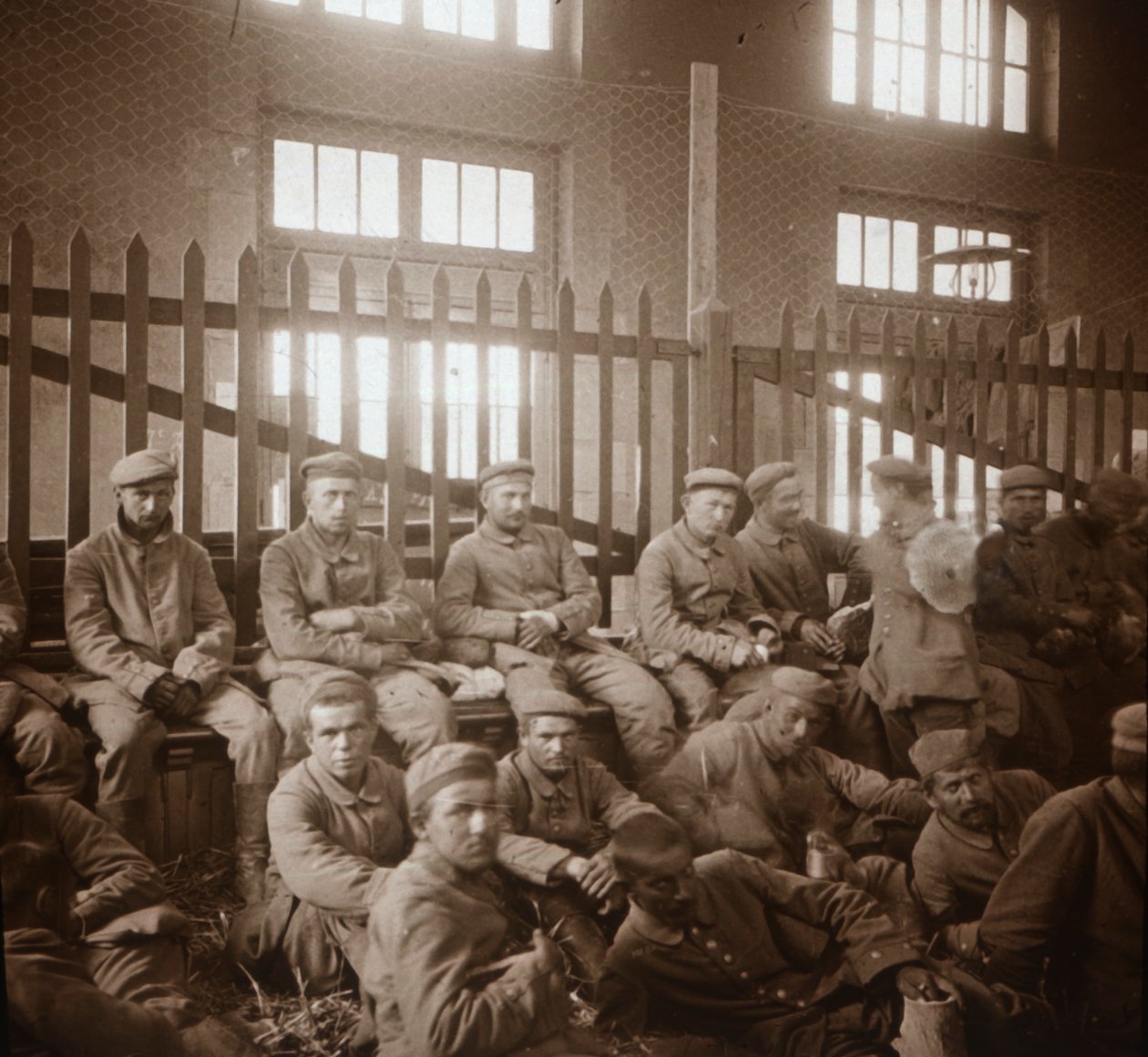 Tyske krigsfanger, c1914-c1918 af Unbekannt