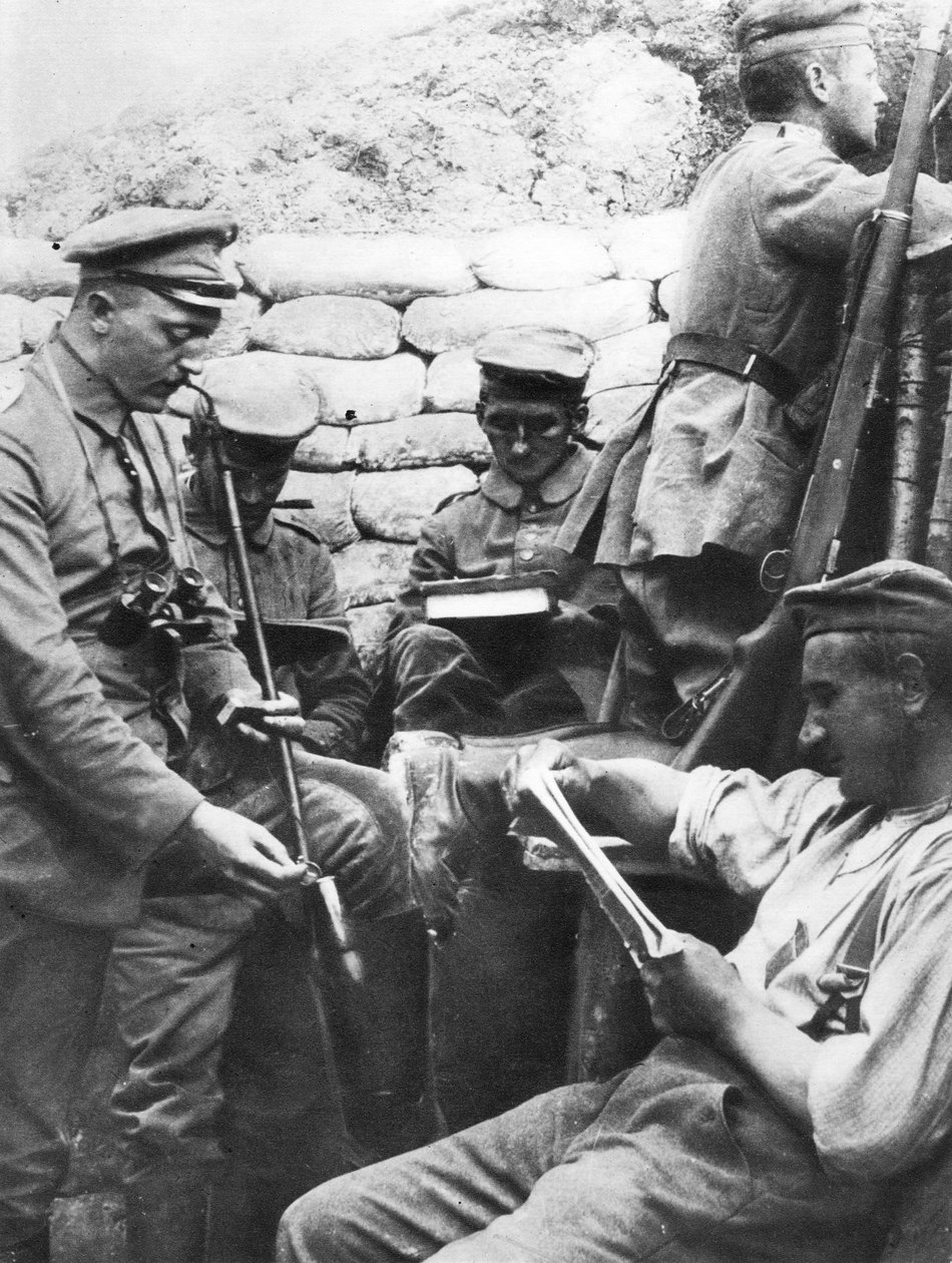 Tyske soldater, Første Verdenskrig, 1914-1918 af Unbekannt