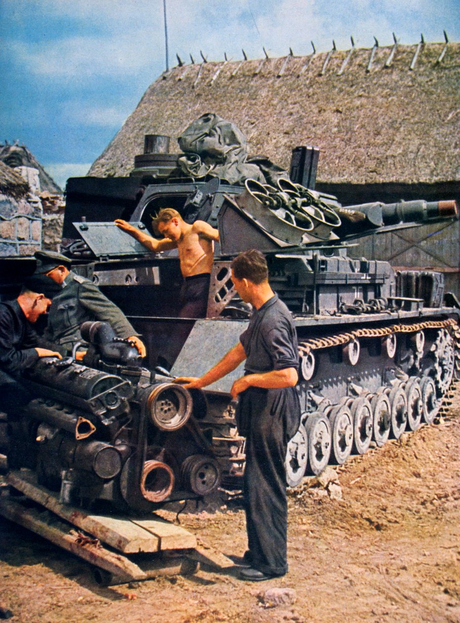 Tyske soldater i det besatte Frankrig, 1943 af Unbekannt