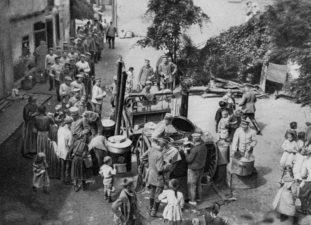 Tysk rejsekøkken, Vogeserne, Frankrig, Første Verdenskrig, 1916 af Unbekannt