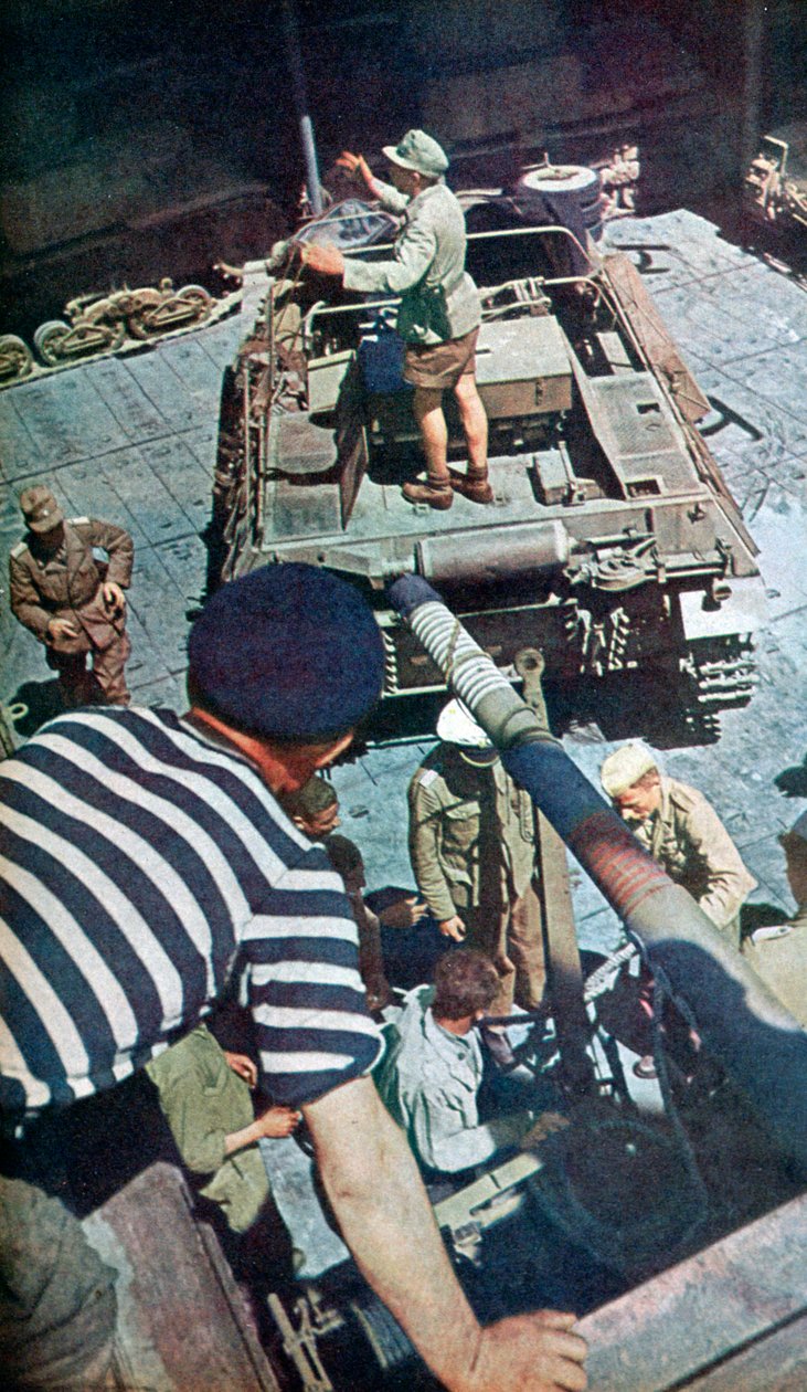 Tyske våben og ammunition ankommer til Nordafrika, 1942 af Unbekannt