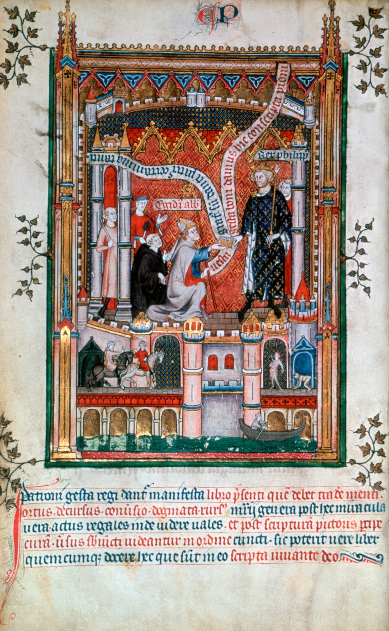 Gilles de Pontoise, abbed af St Denis, 1317 af Unbekannt