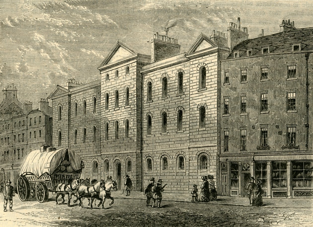 Giltspur Street Compter, 1840, c1872. af Unbekannt