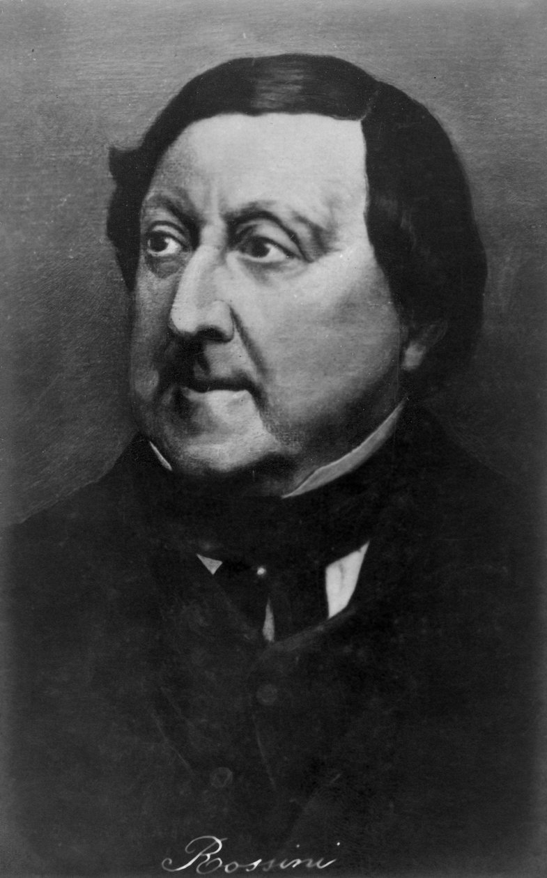 Gioachino Rossini 1792-1868, italiensk komponist, 20. århundrede af Unbekannt