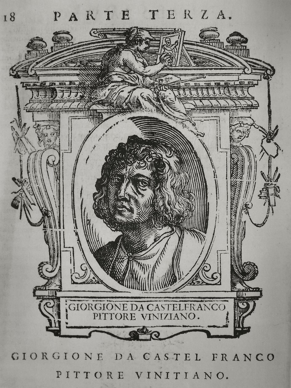 Giorgione. Fra: Giorgio Vasari, Livet af de mest fremragende italienske malere, billedhuggere og arkitekter, 1568 af Unbekannt