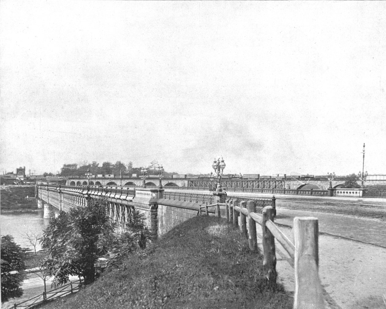 Girard Avenue Bridge, Philadelphia, USA, c1900. af Unbekannt