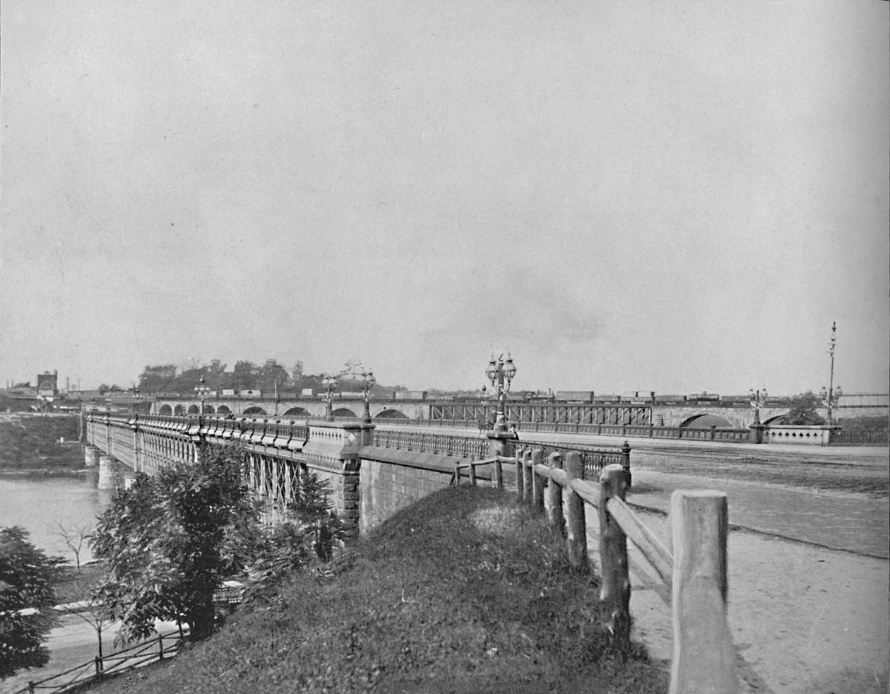 Girard Avenue Bridge, Philadelphia, c1897. af Unbekannt