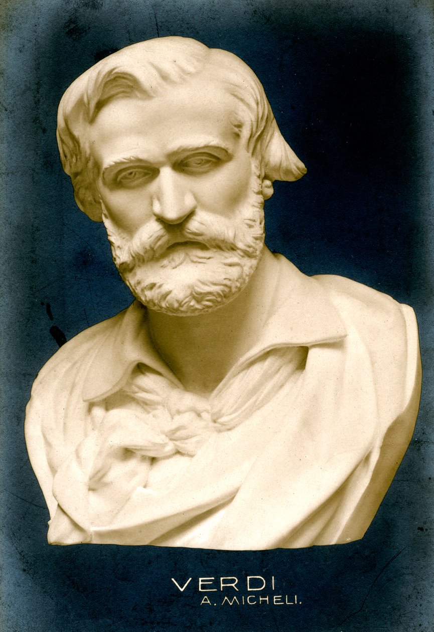 Giuseppe Verdi 1813-1901, italiensk komponist, 1909 af Unbekannt